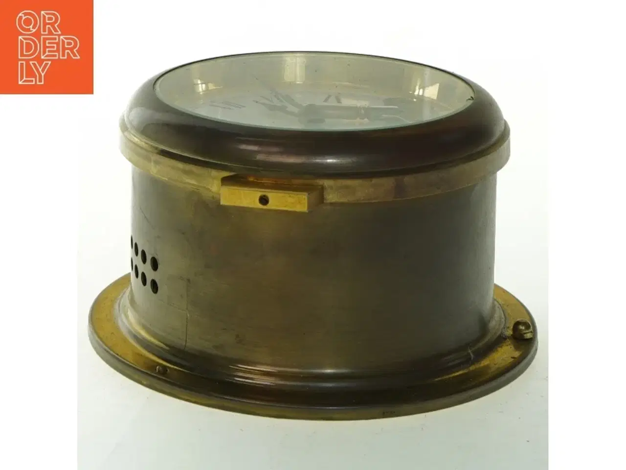 Billede 2 - Væghængt skibsur med nøgle (str. Ø 16 cm)