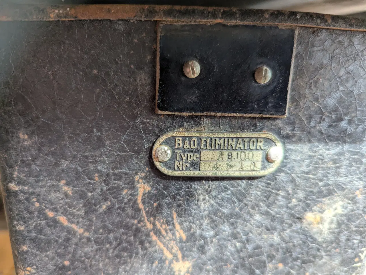 Billede 1 - B&O eliminator og tuner årgang ca. 1930