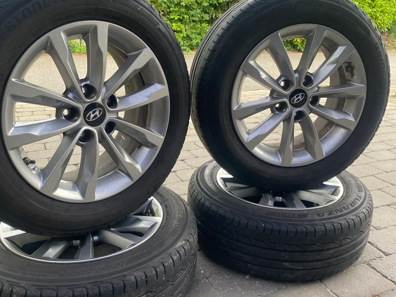 Billede 5 - Originale Hyundai hjul 16” med Tpms og sommerdæk 