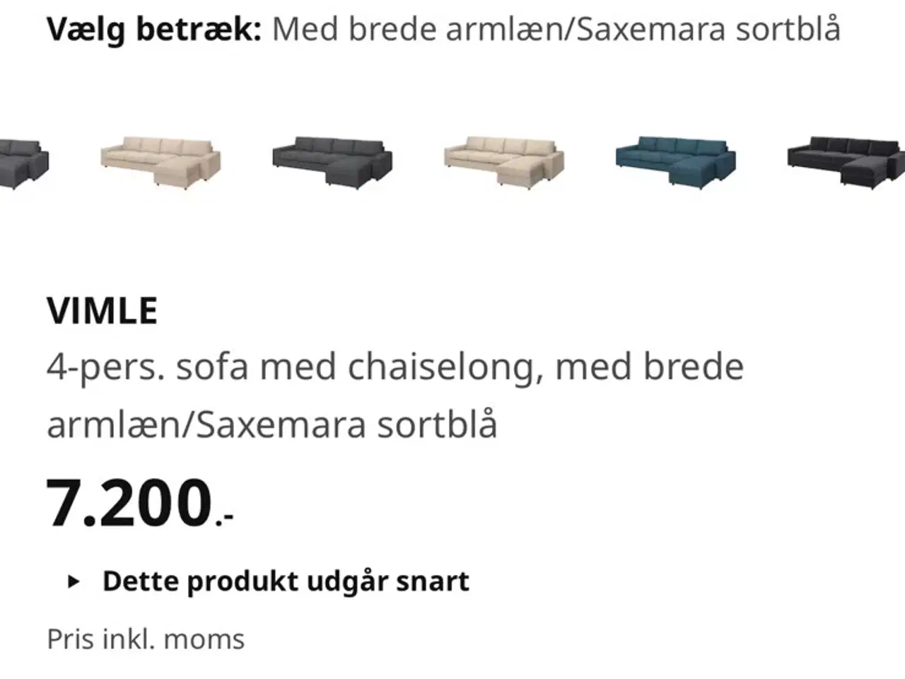 Billede 2 - VIMLE Sofa