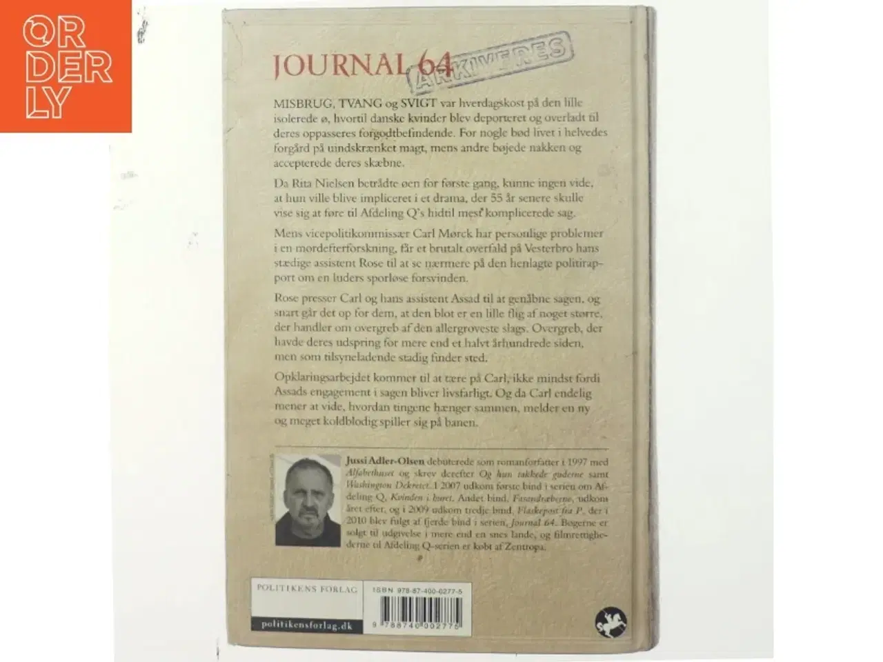 Billede 3 - Journal 64 : krimithriller af Jussi Adler-Olsen (Bog)