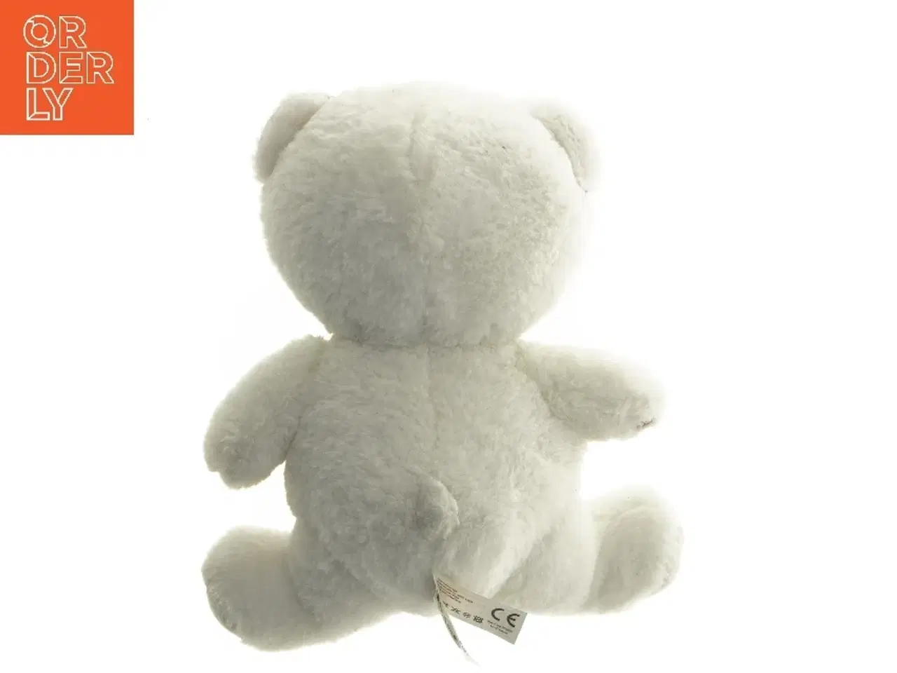 Billede 2 - Hvid bamse (str. 26 cm)