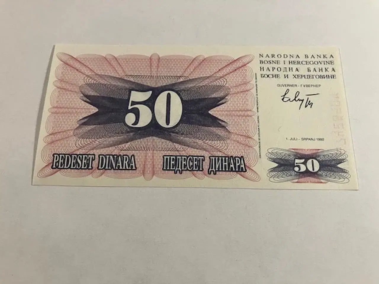 Billede 1 - 50 Dinar Bosnien & Herzegovina 1992