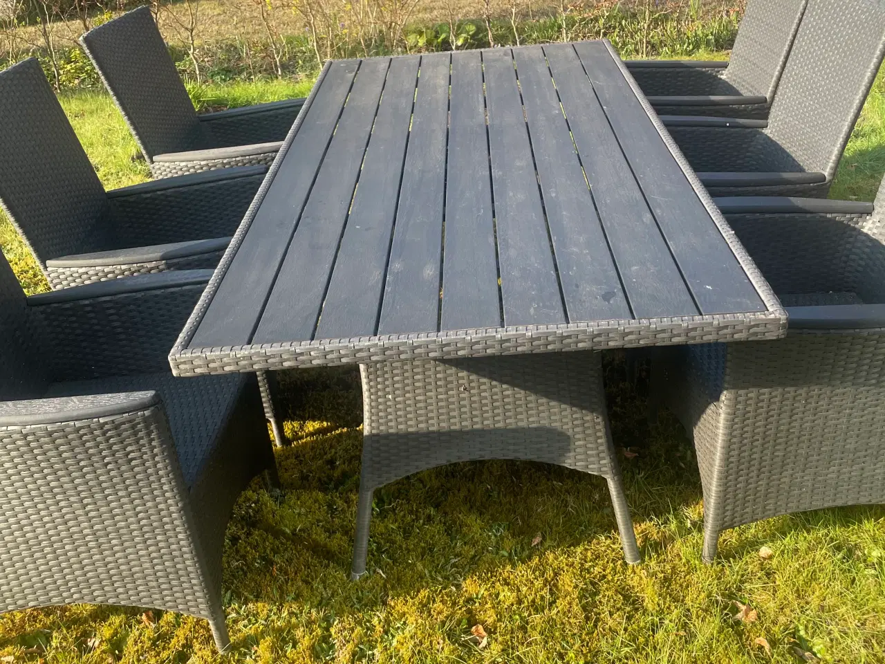 Billede 1 - Havebord med 6 stole super fin stand