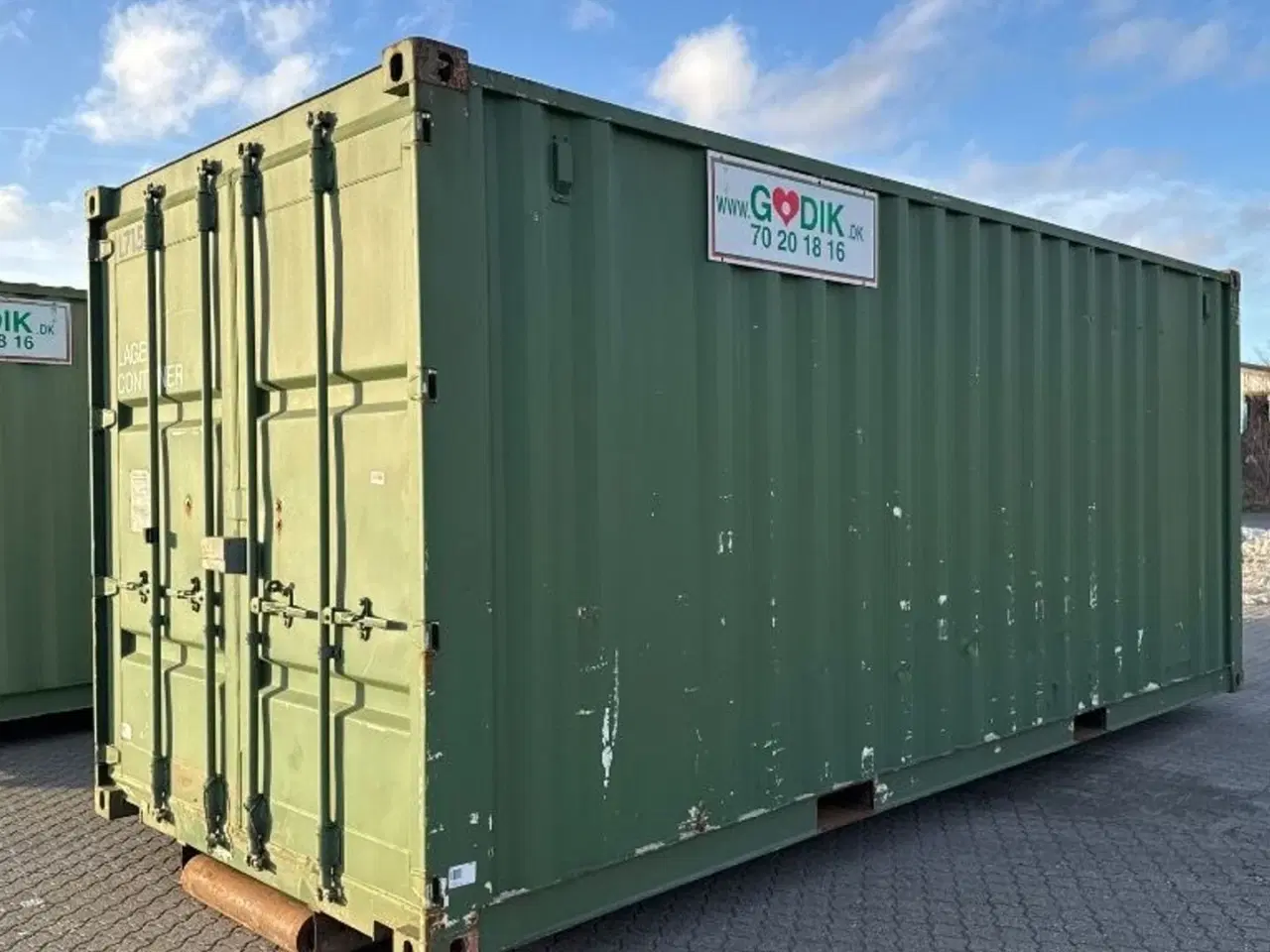 Billede 1 - Skibscontainer (P175) 20 fod