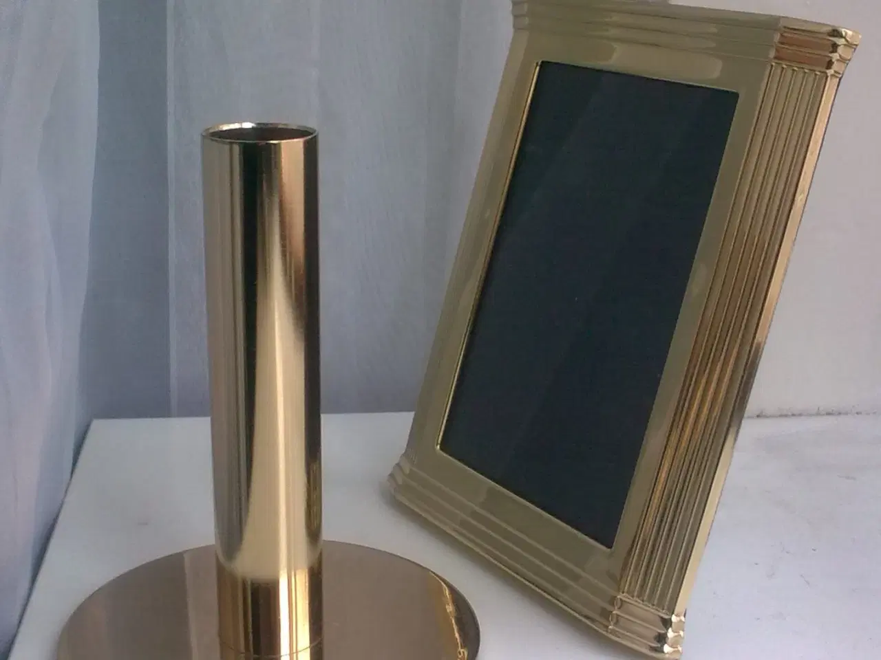 Billede 17 - Perlemor pink gul kurv m guld el rose skål SOLO