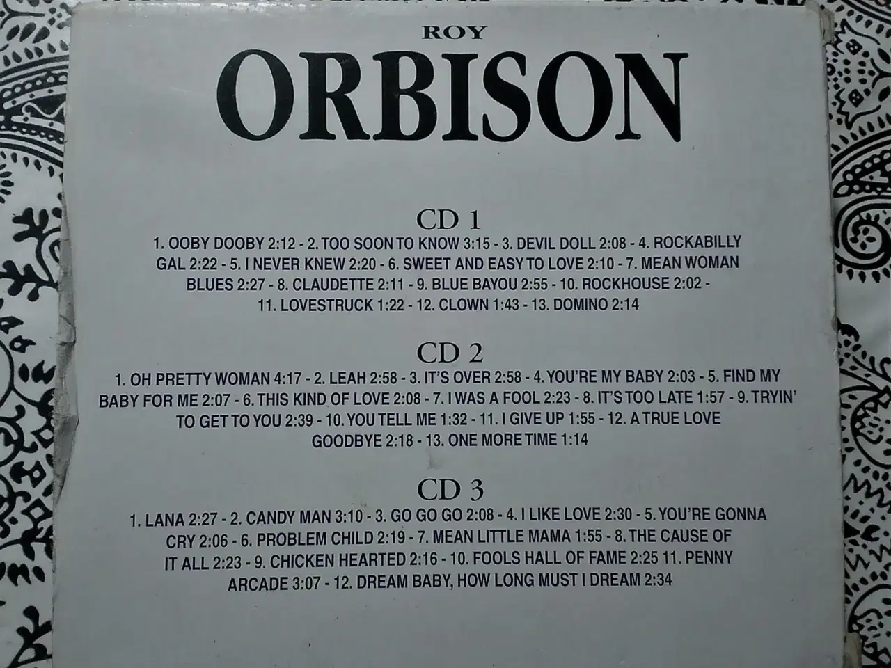 Billede 2 - Roy Orbison, 3 CD Box.
