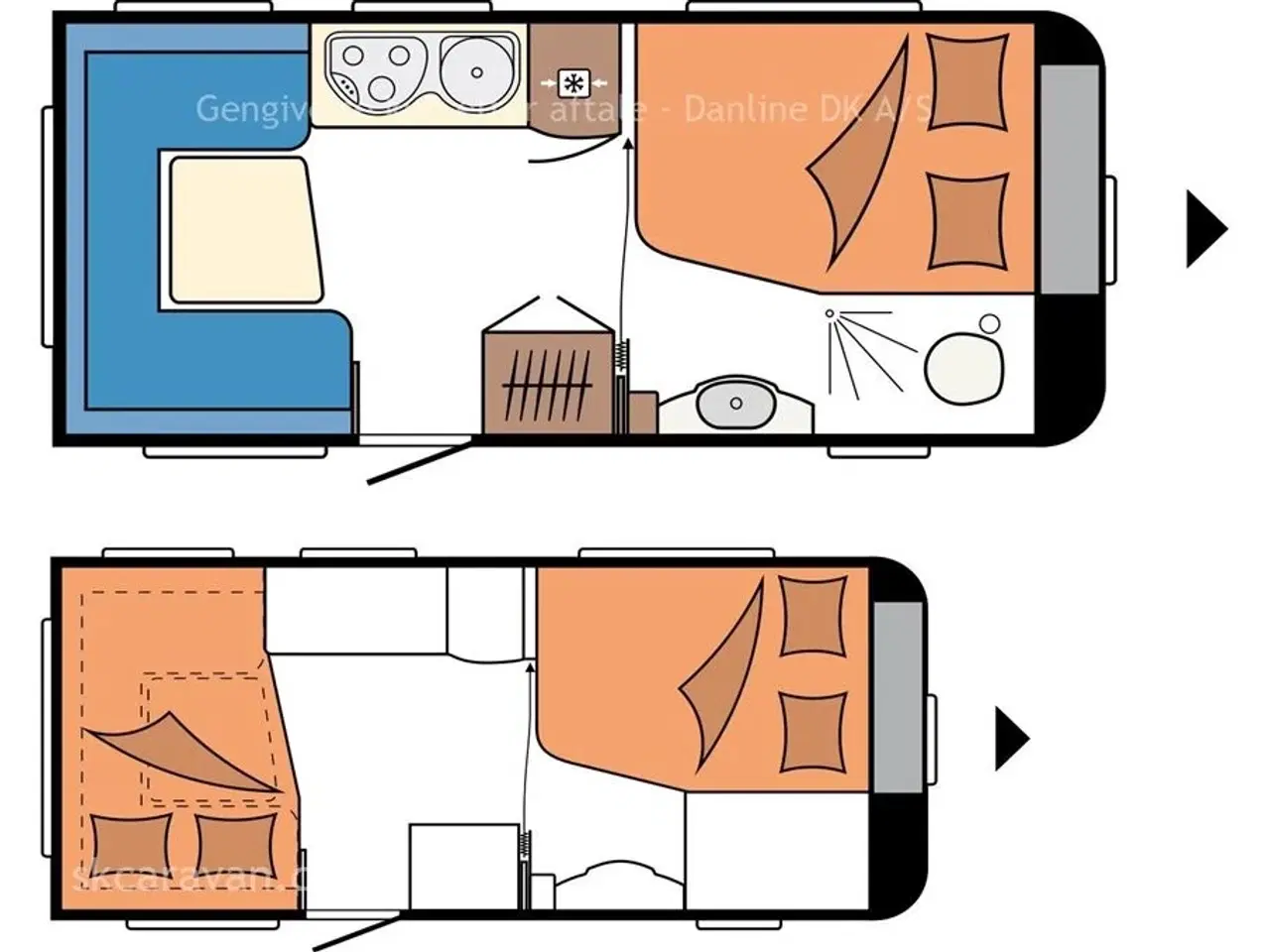 Billede 3 - 2013 - Hobby De Luxe 460 UFe Pæn og velholdt campingvogn