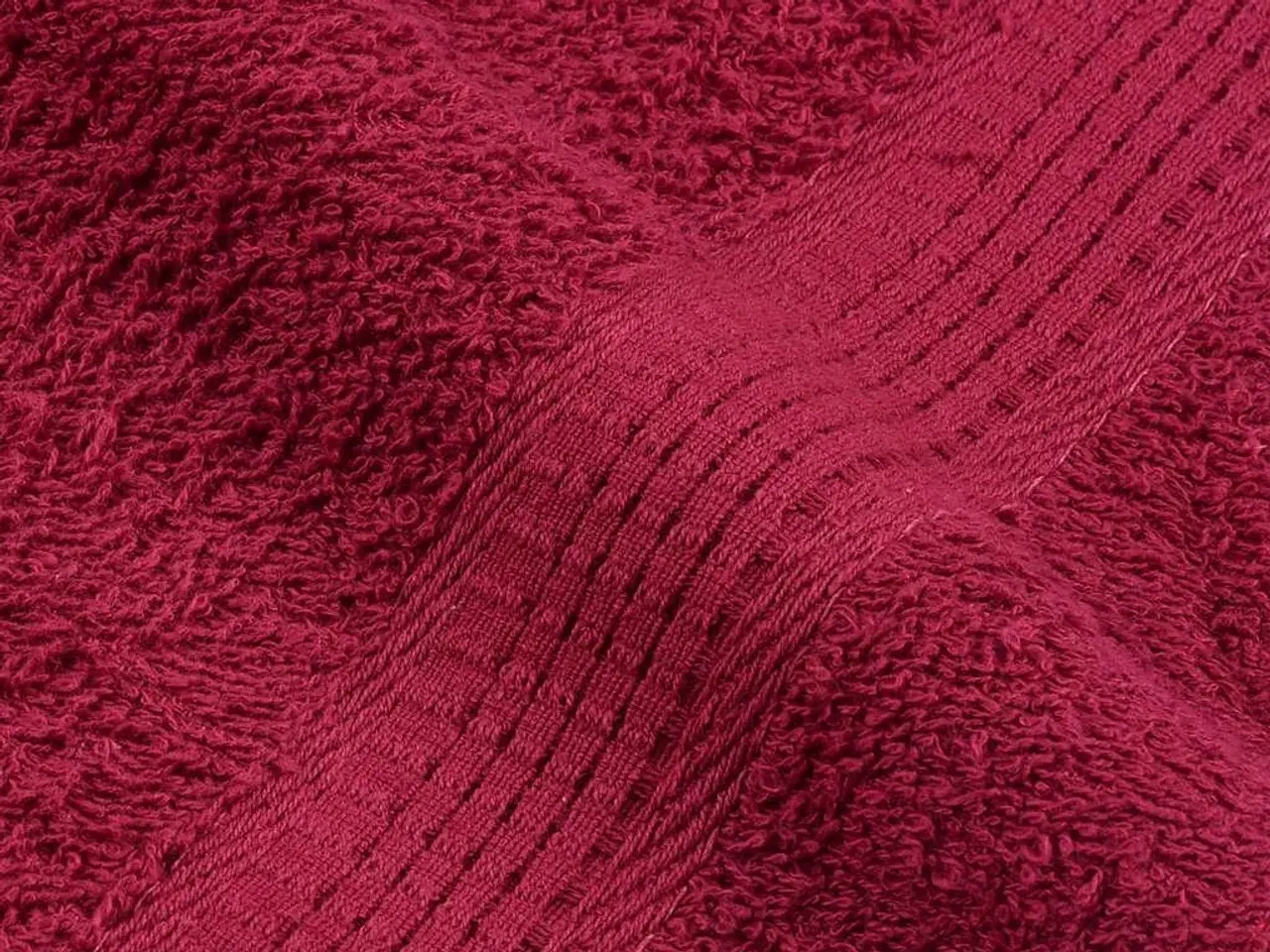 Billede 7 - Håndklæder 6 stk. 360 g/m2 100 % bomuld bordeauxfarvet