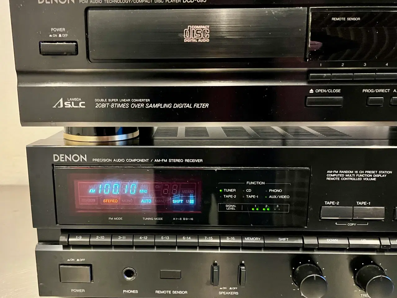 Billede 2 - DENON Receiver DRA-625 + CD afspiller CDC-695