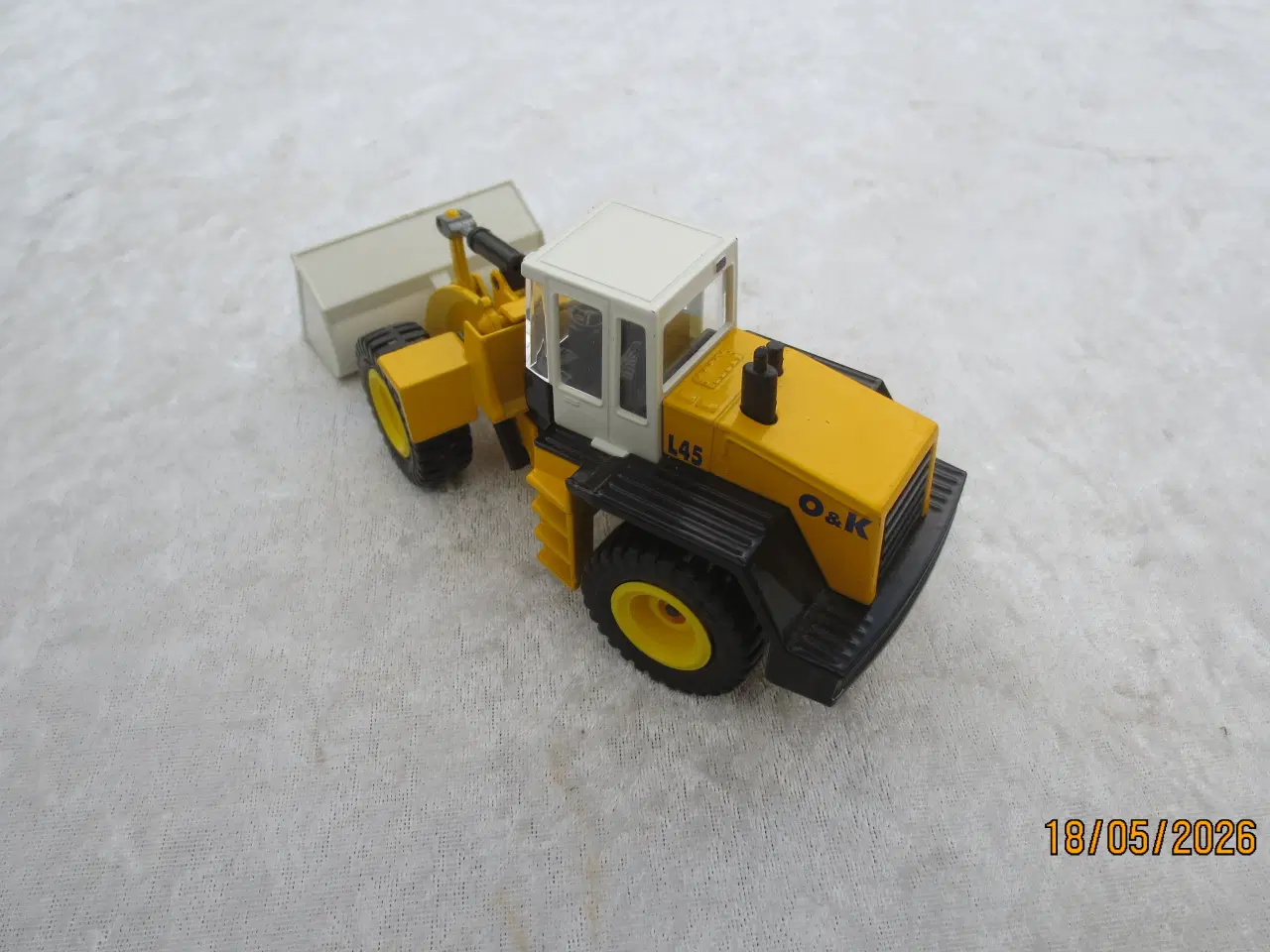 Billede 11 - 2 stk Modeltraktor Entreprenør maskiner O&K