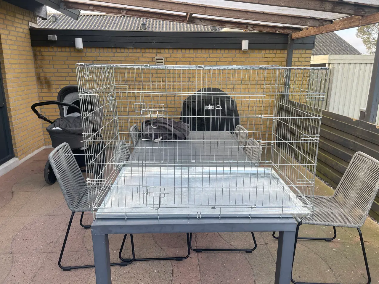 Billede 1 - Hundebur i metal Stor