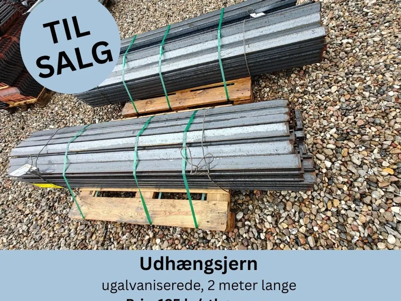 Billede 1 - Udhængsjern 2m.
