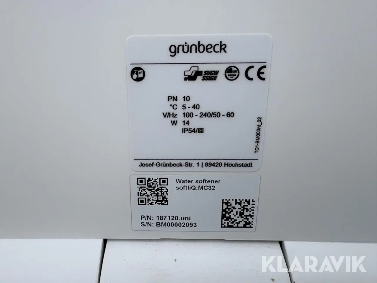 Billede 7 - Blødgøringsanlæg Grünbeck softliQ:MC32