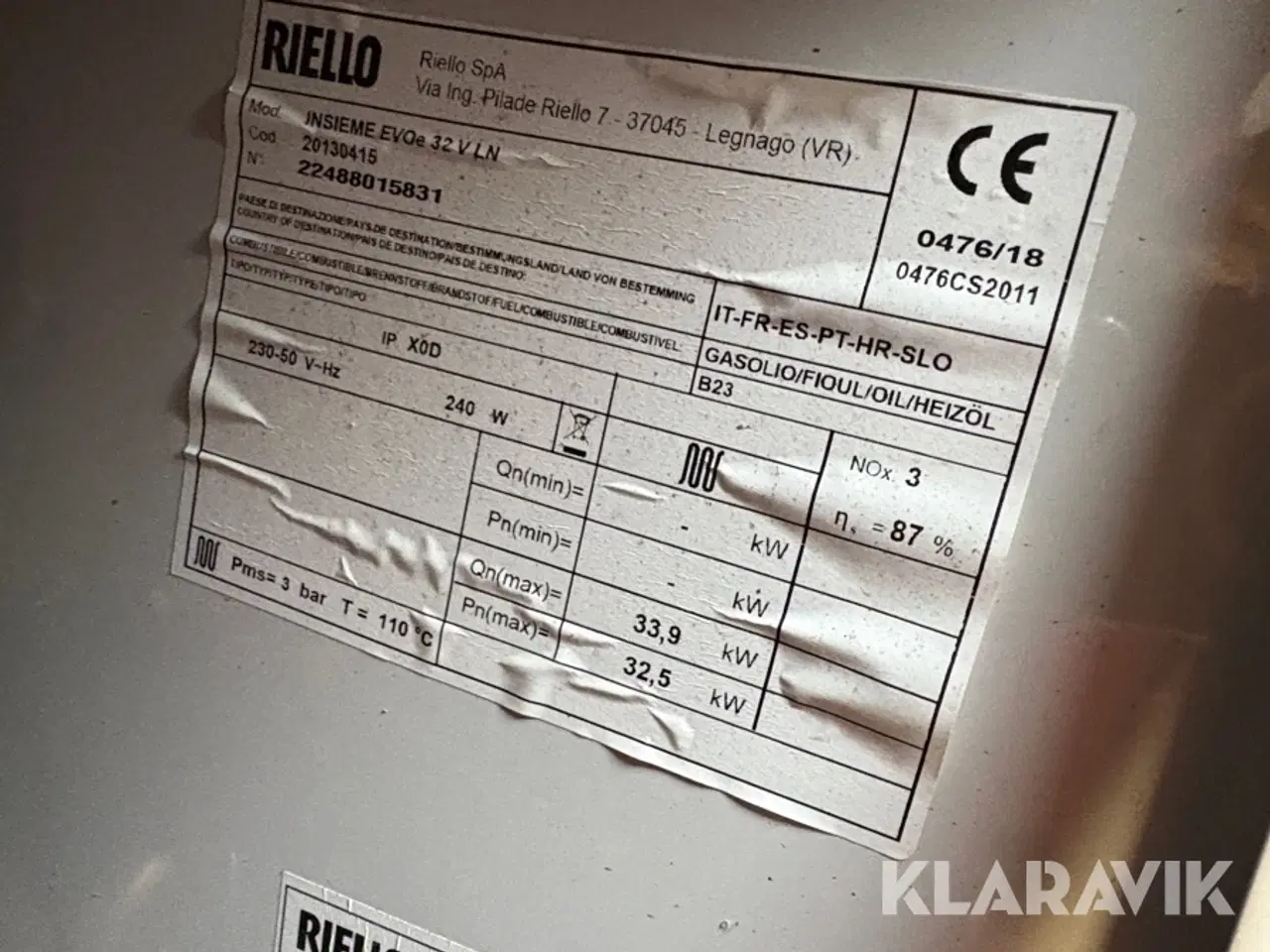 Billede 4 - Oliefyr container Riello