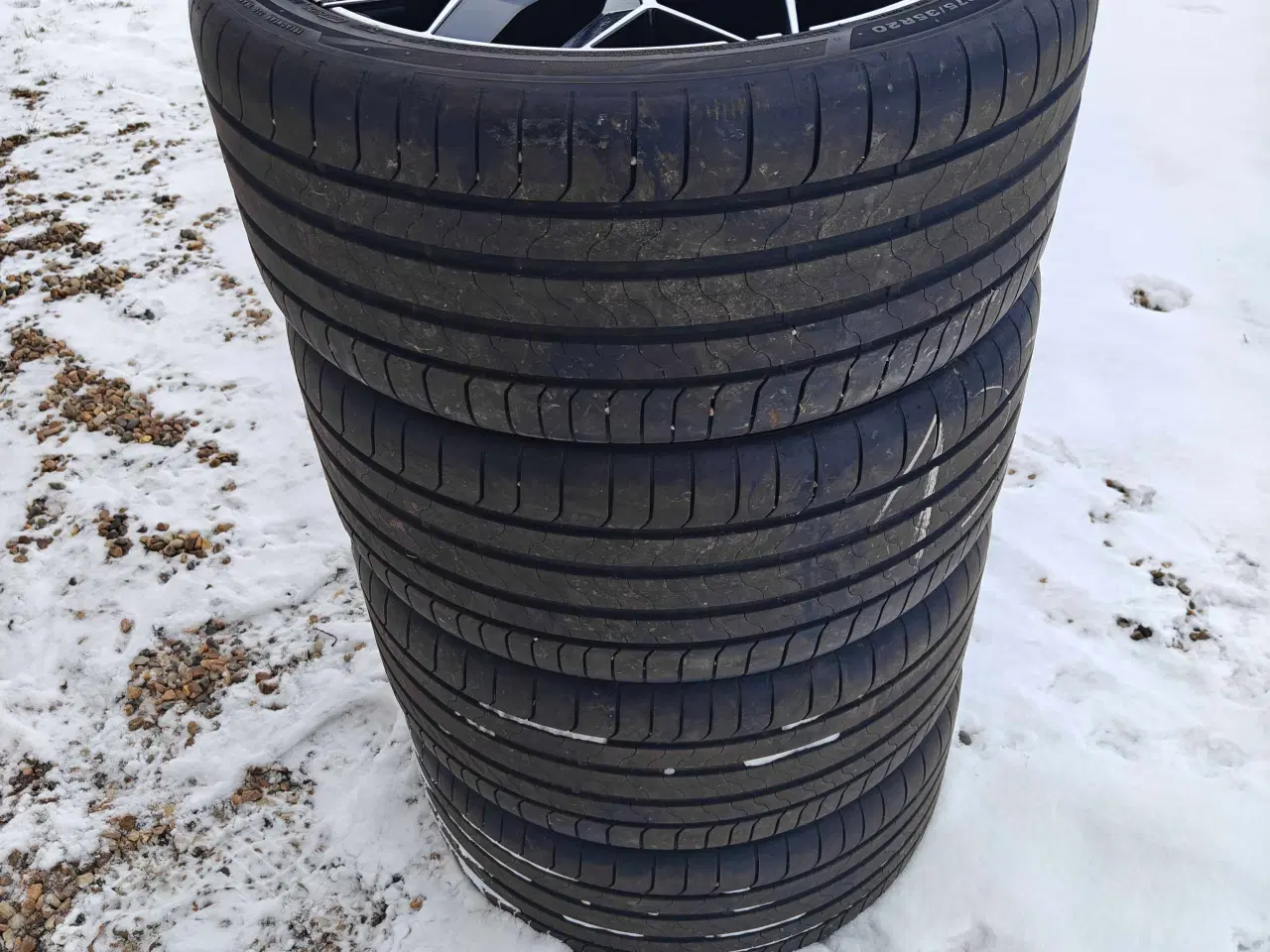 Billede 1 - 5x120 alufælge med sommerdæk 20"