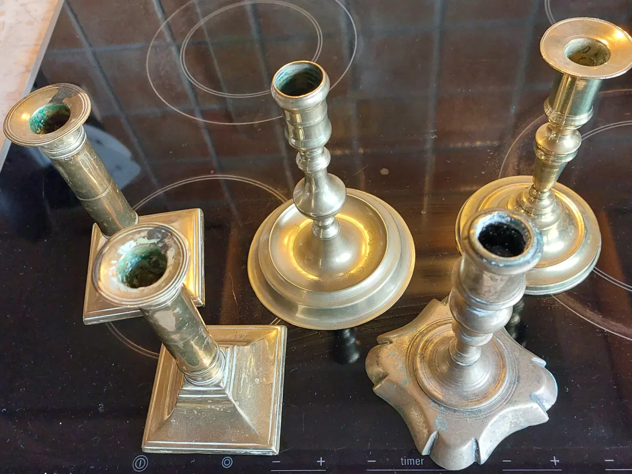 Billede 2 - ANTIKKE MESSING  STAGER ( puds selv tilbud )