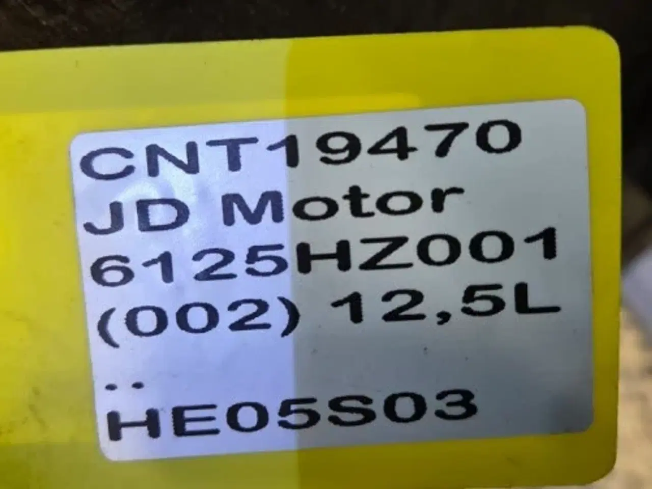 Billede 12 - John Deere 6125HZ001 Dæksel R504671