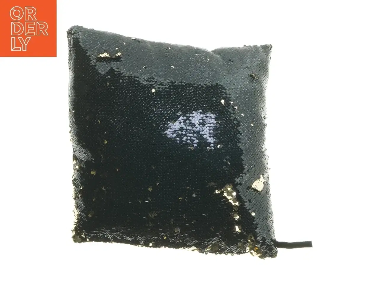 Billede 1 - Pyntepude med vendbare pailletter (str. 36x36 cm)