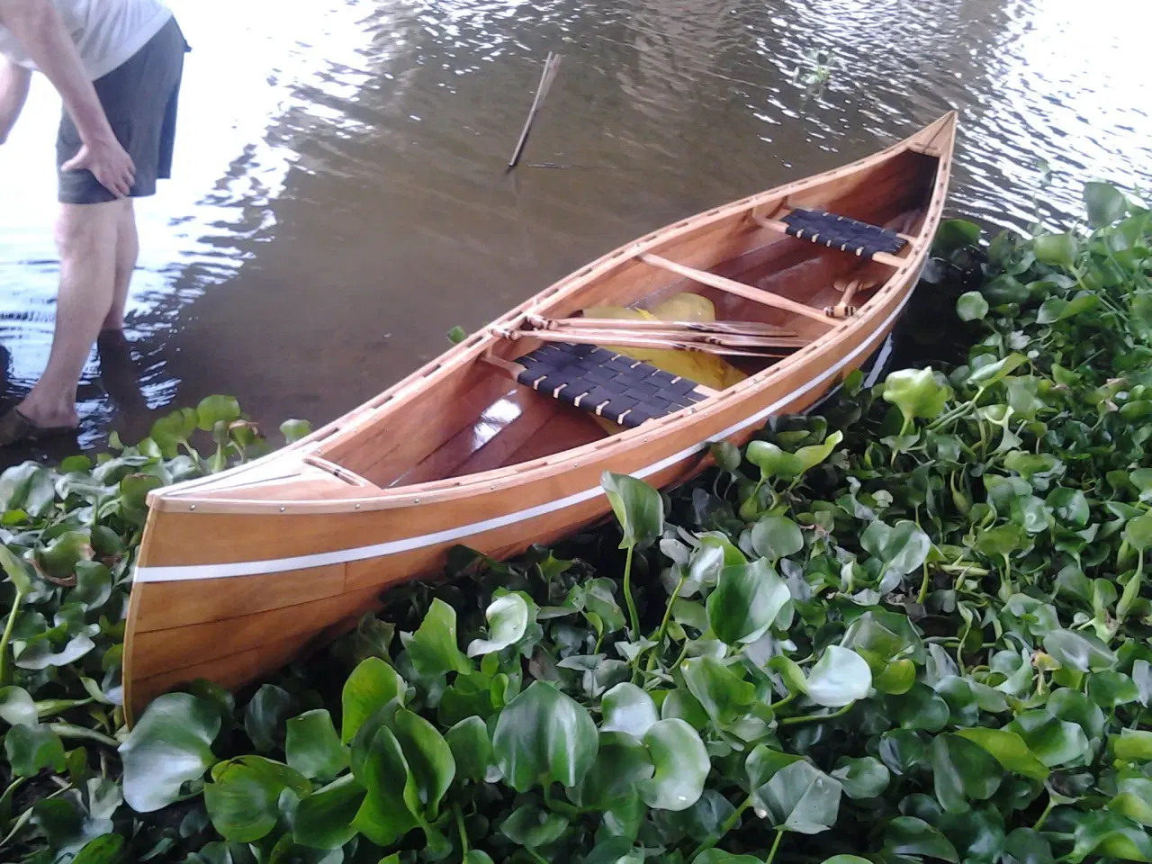 Billede 1 - Eksklusiv håndbygget kano