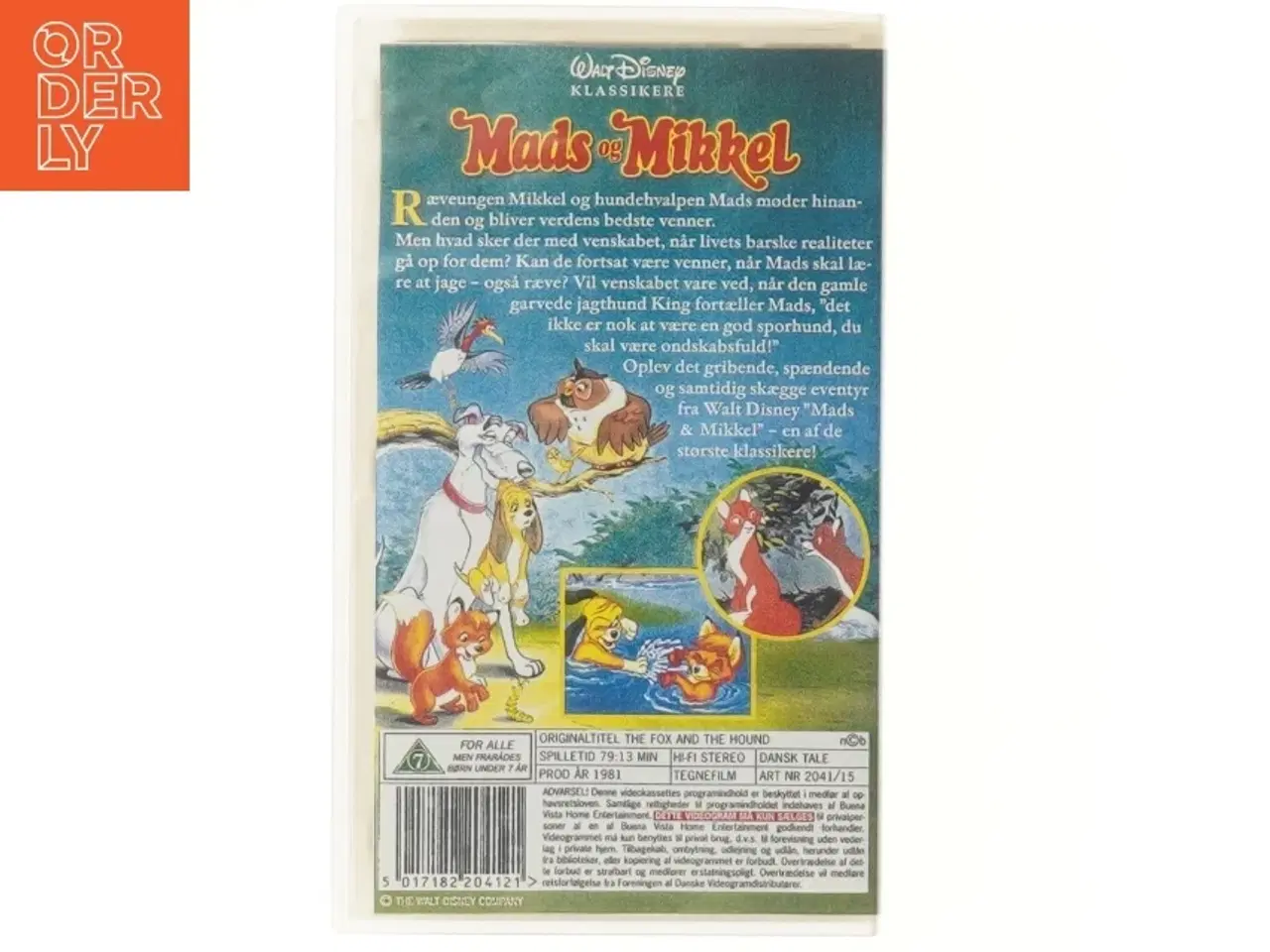 Billede 2 - Disney VHS Mads og Mikkel fra Disney