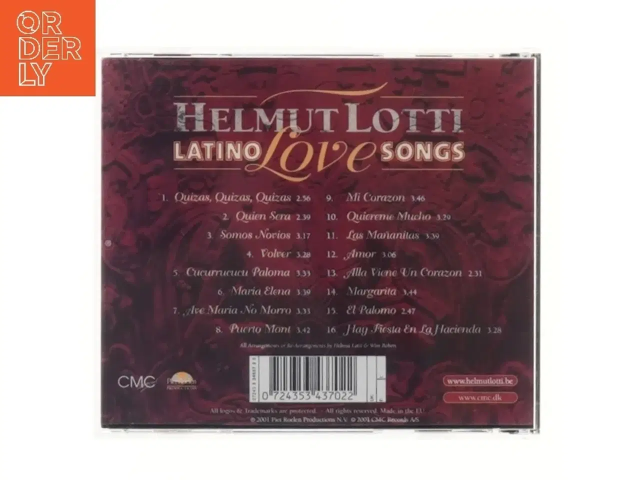 Billede 2 - Helmut Lotti Latino Love Songs CD