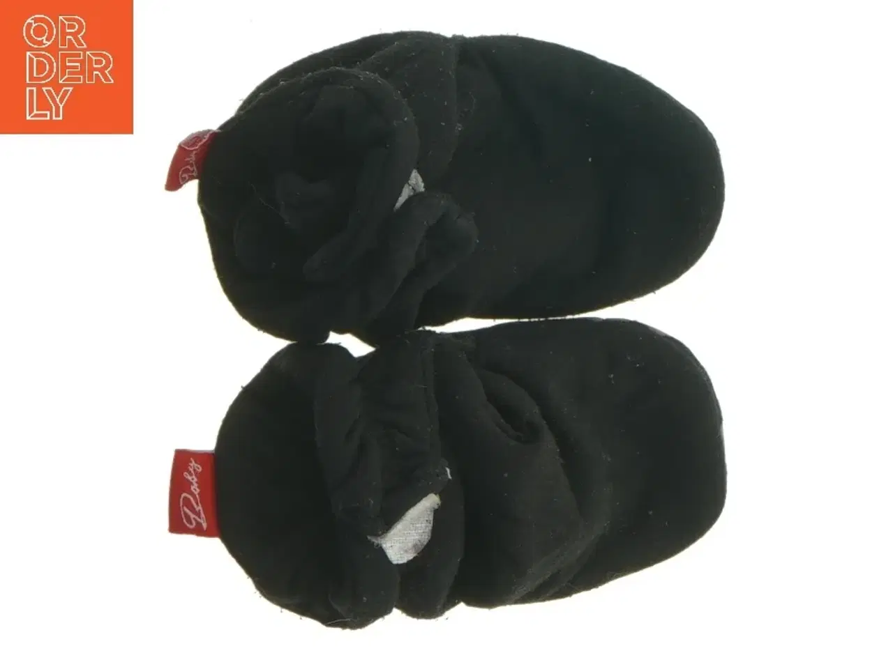 Billede 1 - Sorte stoffutter (str. 13 cm)