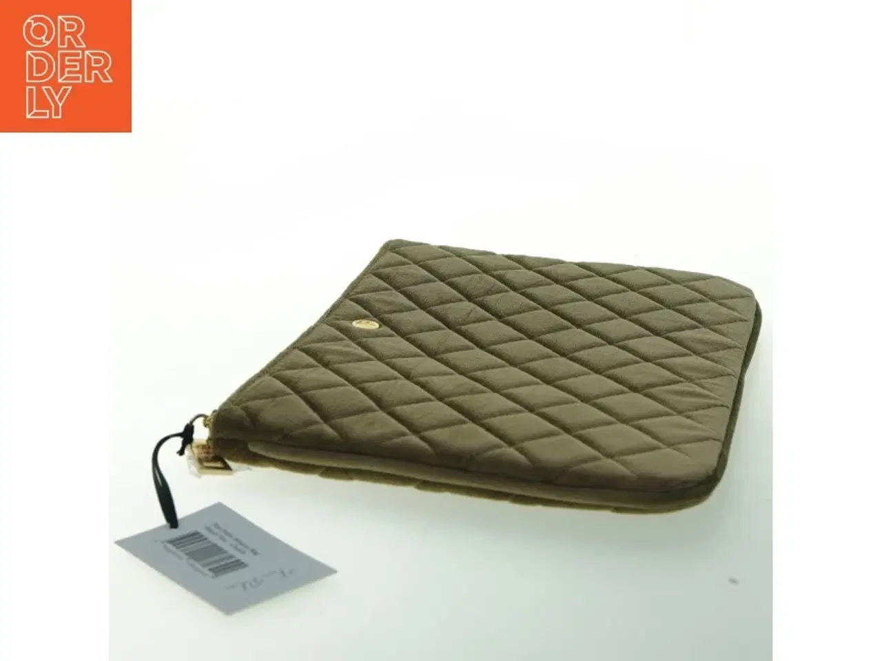 Billede 3 - Beige quiltet pung fra Fan Palm (str. 28x20 cm)