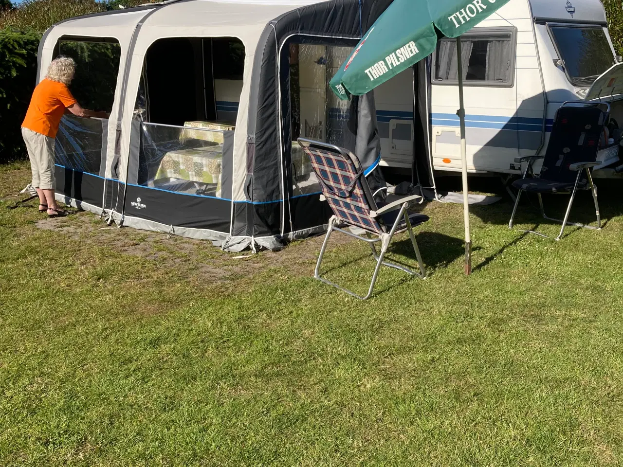 Billede 1 - Lufttelt uden luftpumpe