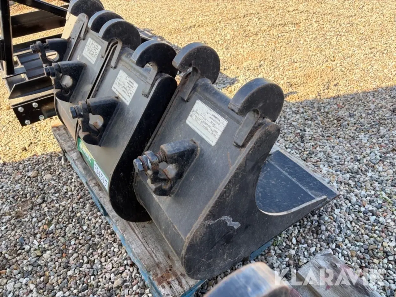 Billede 3 - Lerskovle Skive Maskinfabrik 20 cm 1 styk og 30 cm 3 styk til minigraver