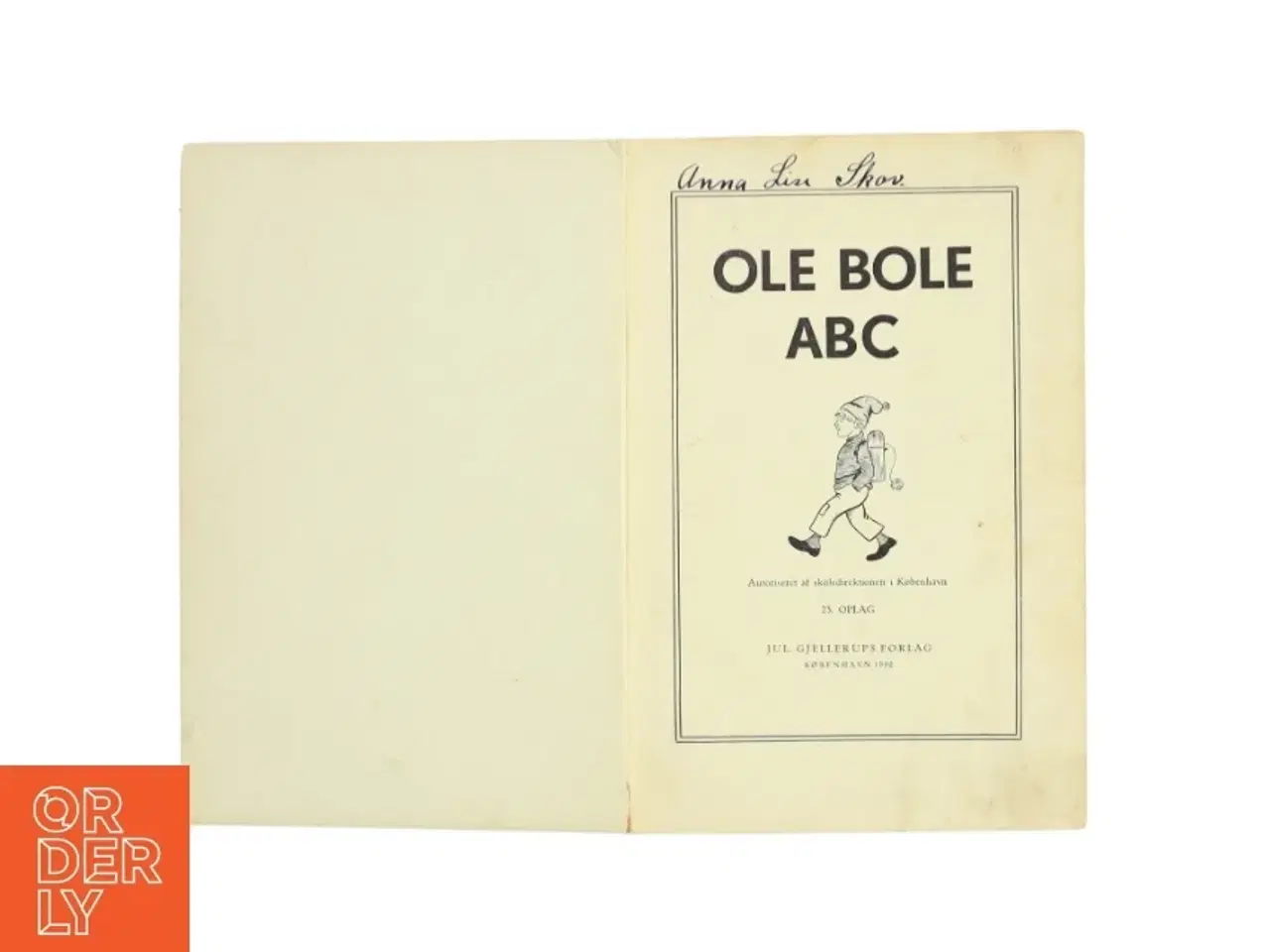 Billede 2 - OLE BOLE ABC, Oles første Læsebog - Vintage Skolebog