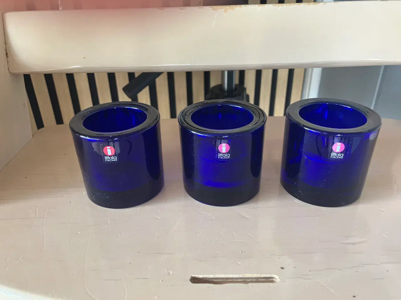 Billede 2 - Iittala blå lysestager