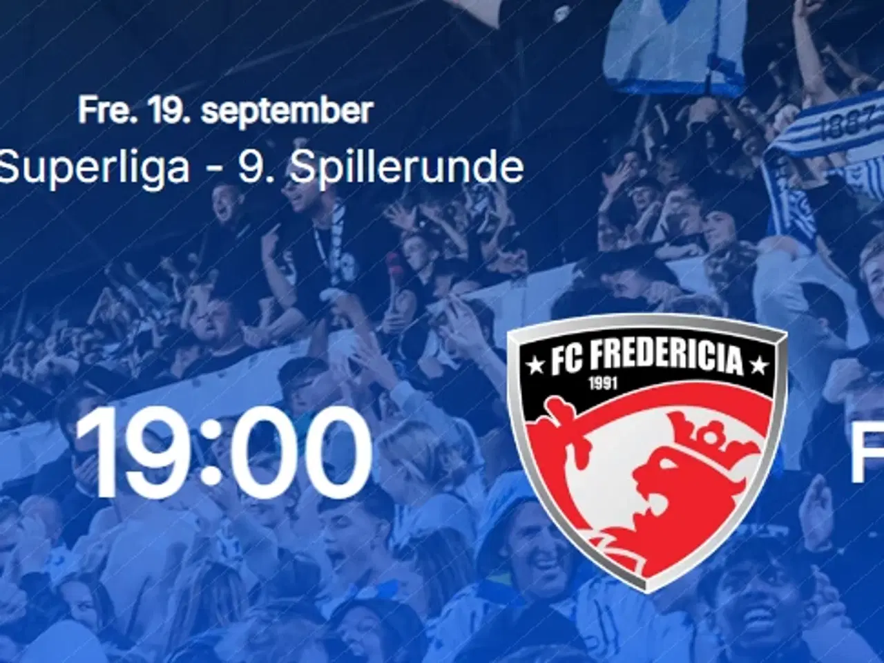 Billede 1 - 1 stk. voksenbillet til OB-FCF fre 19/9 kl. 19