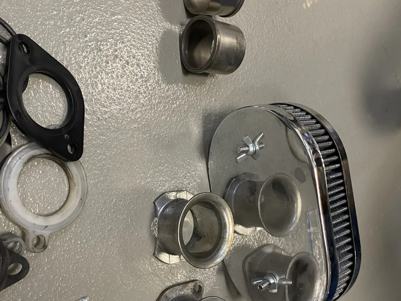 Billede 5 - Dobbelt 40mm Weber karburator dele