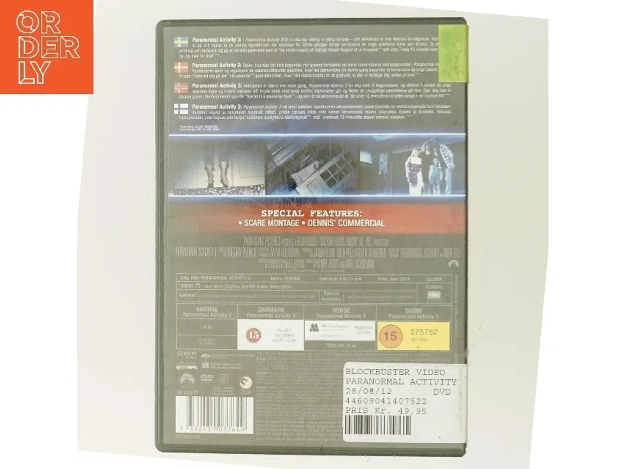 Billede 3 - Paranormal Activity 3 (DVD)