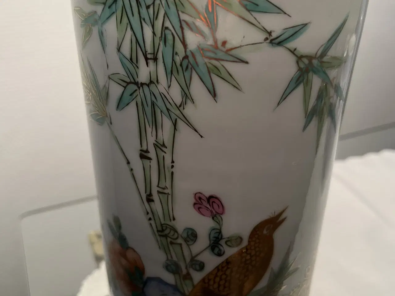 Billede 2 - Flot lampe med skærm