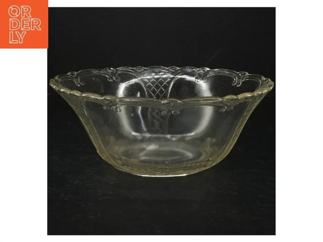 Billede 1 - Glasskål (str. 22,5 cm)
