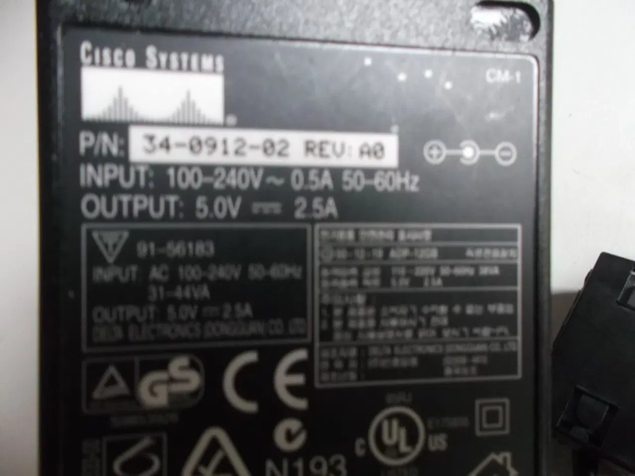 Billede 3 - Strømforsyning Cisco Systems ADP-12GB 34-0912-02