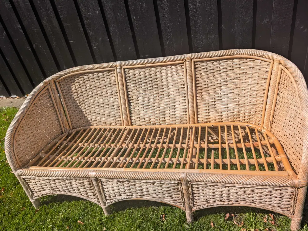 Billede 2 - Smuk retro bambus sofa og bord