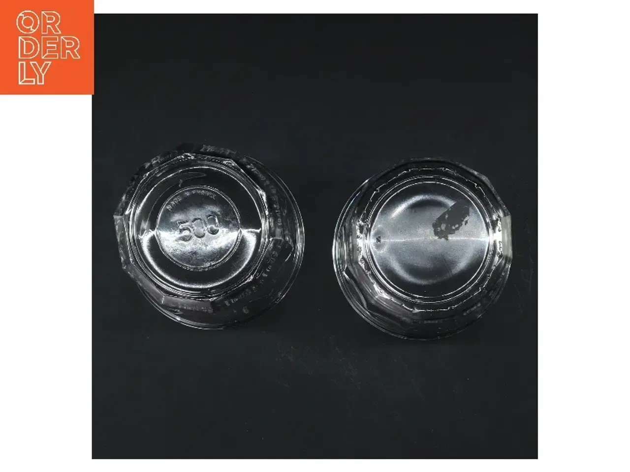 Billede 3 - To glas til fx hyacinter (str. Ø 10 cm længde 9,5 cm)