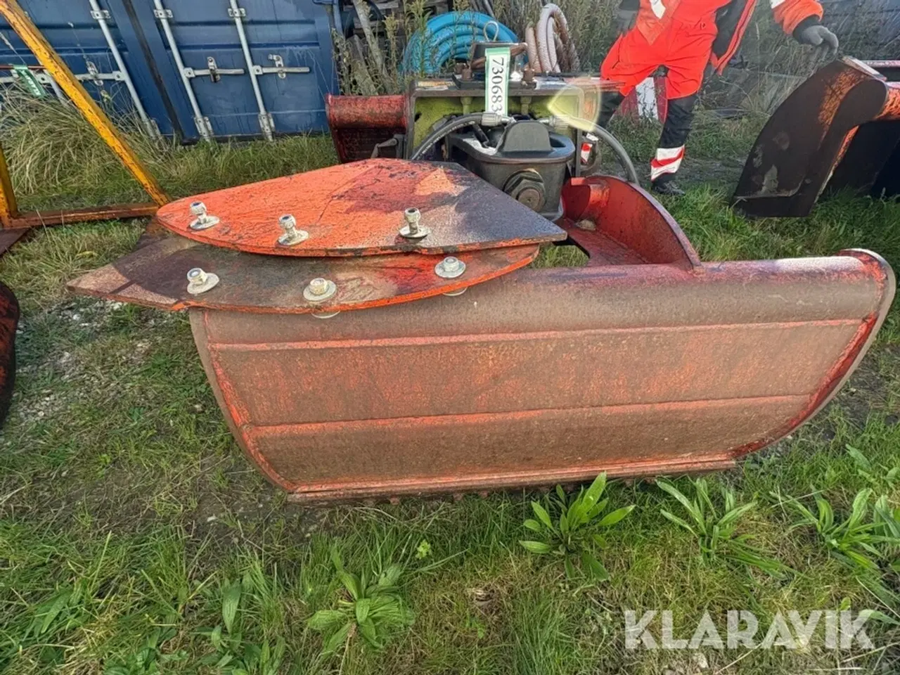 Billede 9 - Jordgrab med løse gavle Kinshofer KM 605U