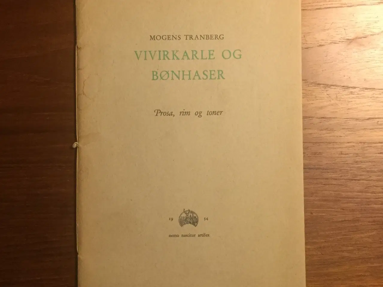 Billede 1 - Vivirkarle og bønhaser. Prosa, rim og toner