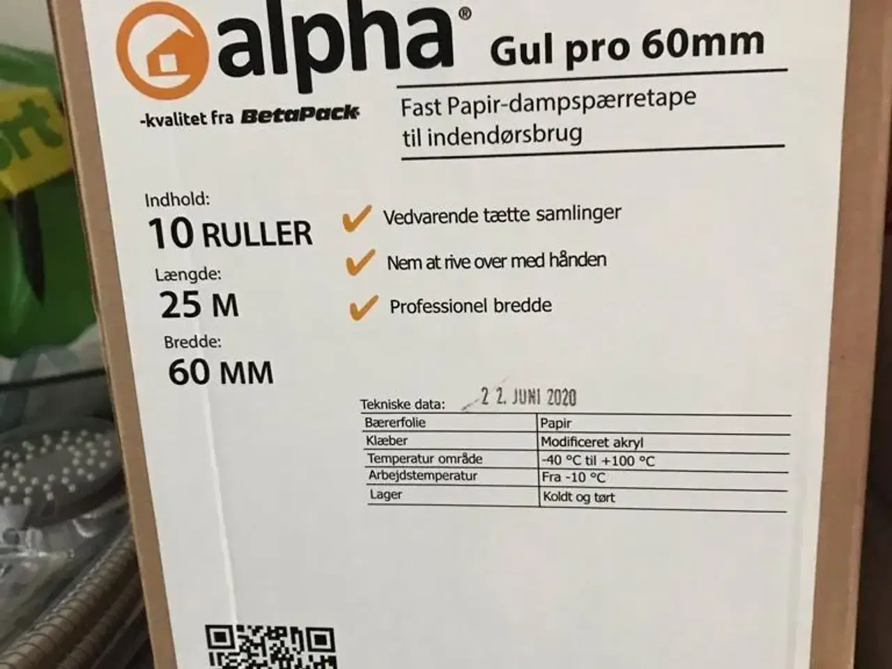 Billede 2 - Dampspærretape