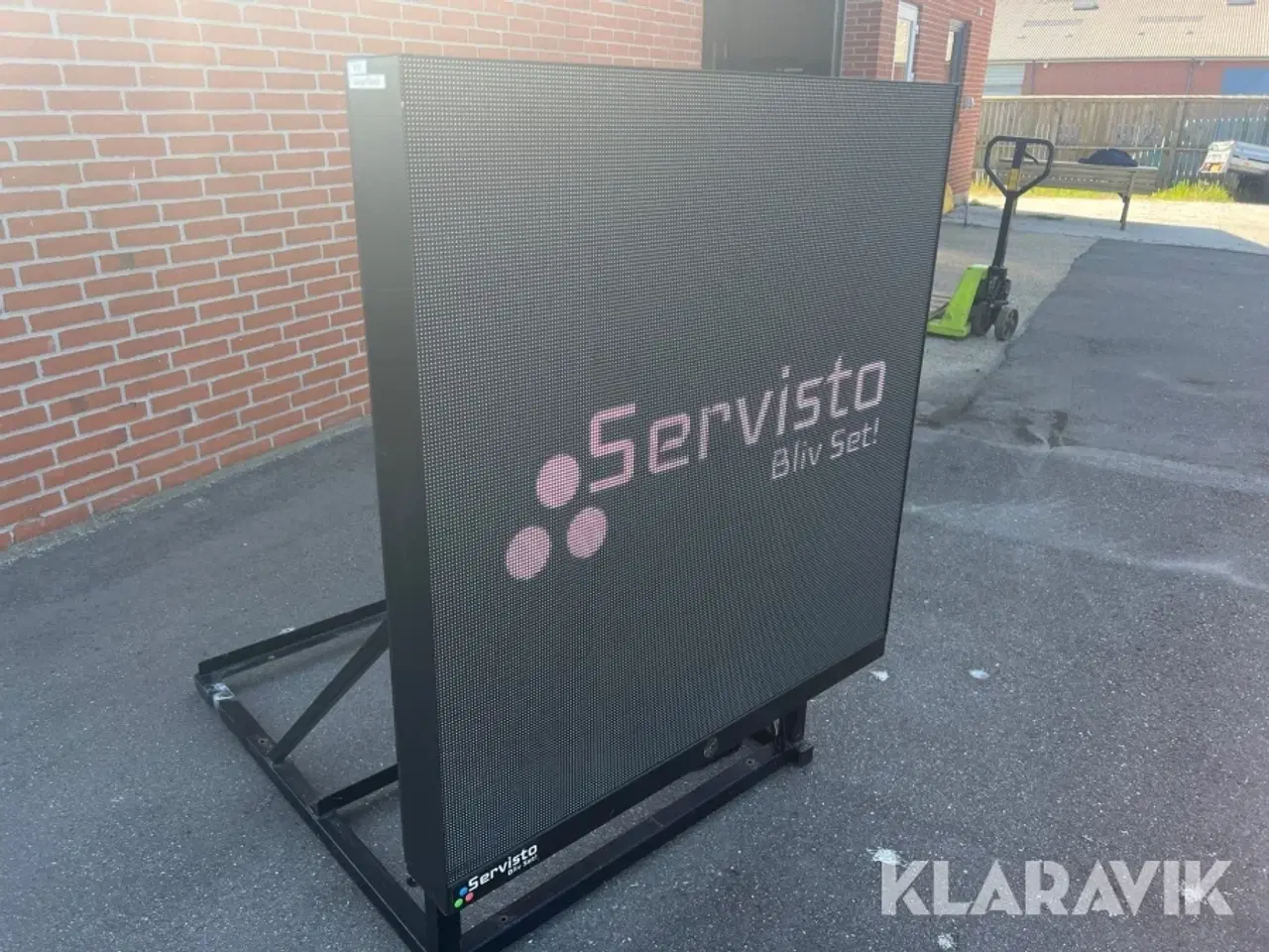 Billede 10 - Udendørs LED facadeskærm med stativ Servisto