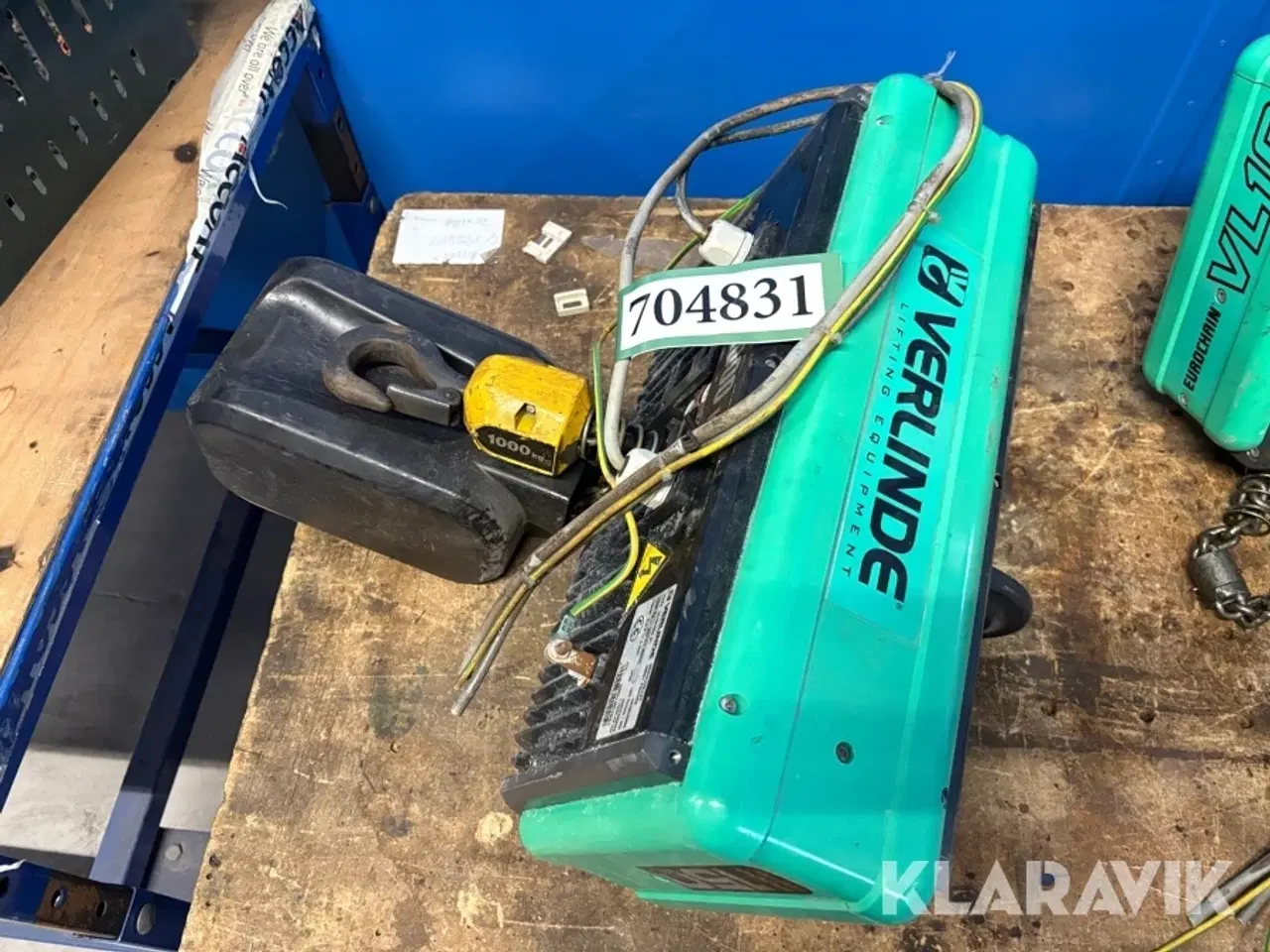 Billede 1 - Kædetalje Verlinde VL101008 B1 elektrisk 1000 kg