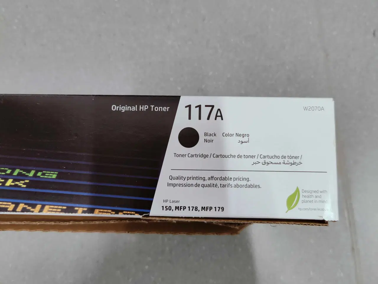 Billede 1 - Original HP 117A toner, sort