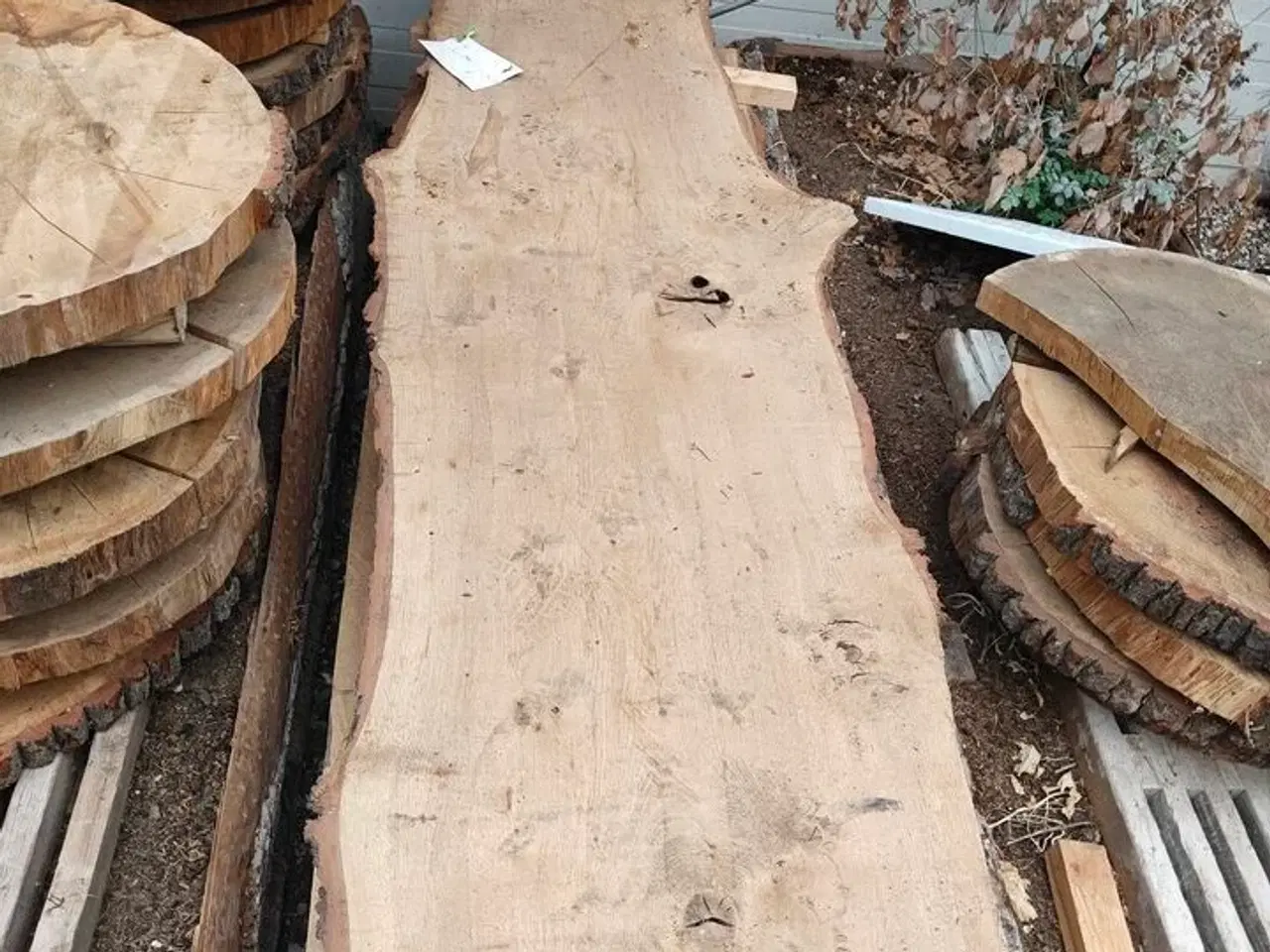 Billede 4 - 1 stk. Egetræsplanke str. 356 x 56 x 4,3