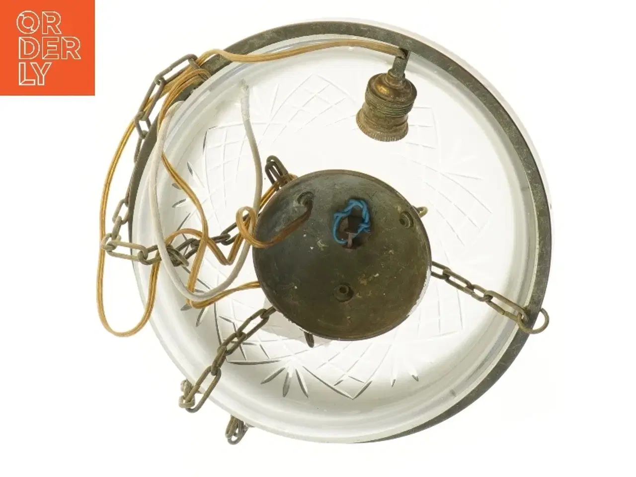 Billede 2 - Antik loftlampe (str. Ø 33 cm)