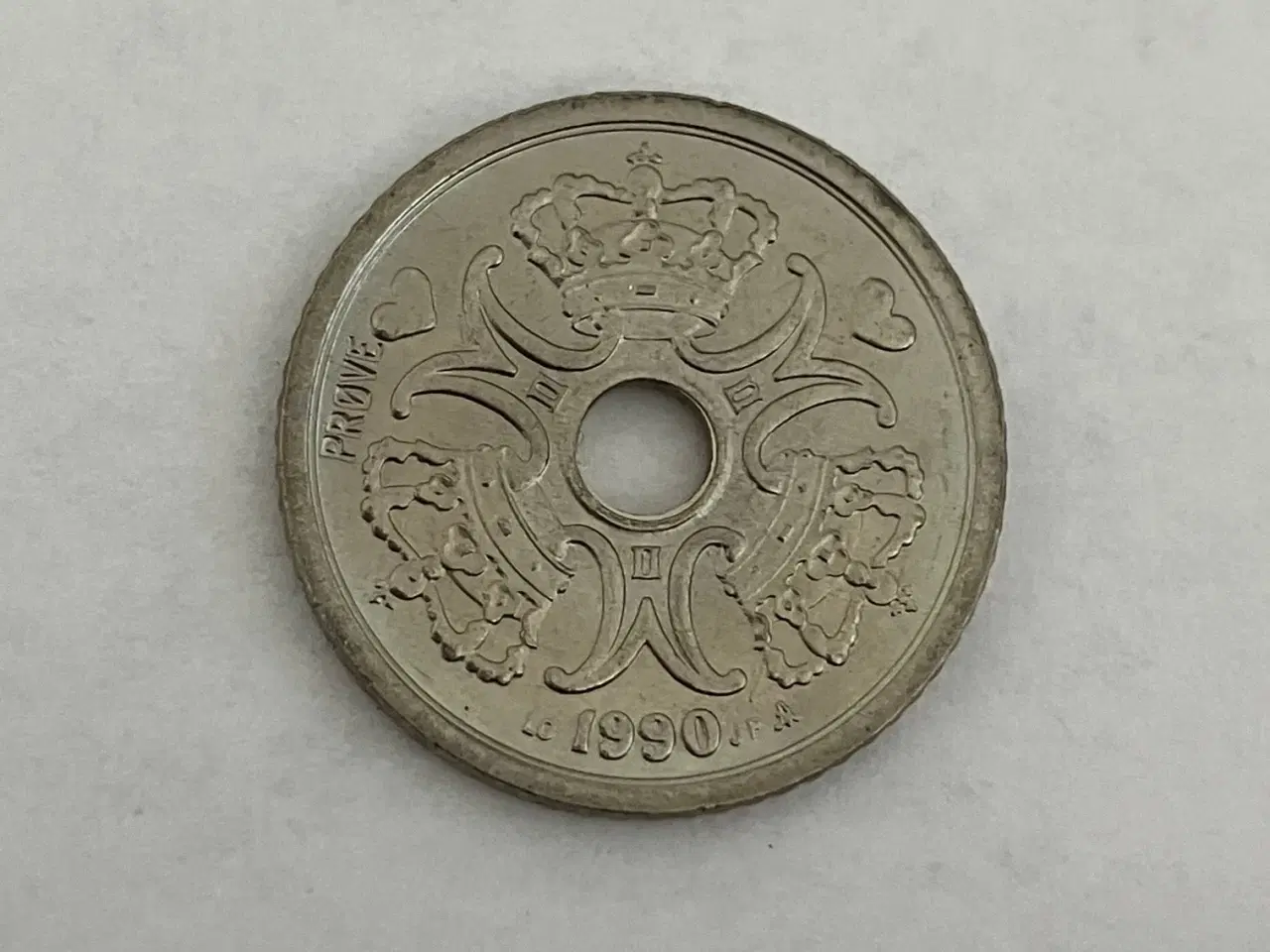 Billede 1 - 1 Krone 1990 Prøvemønt