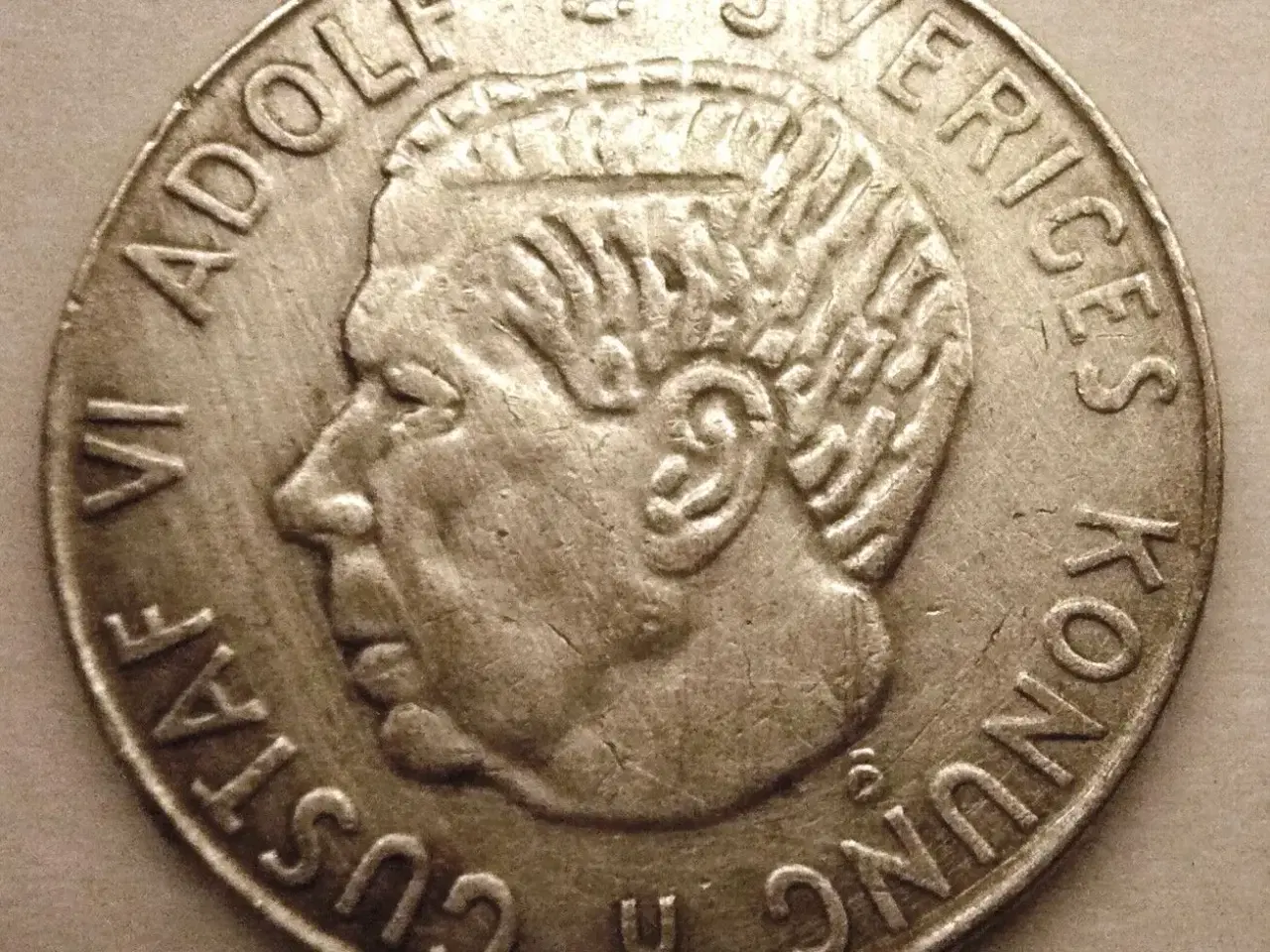 Billede 1 - Svenske 1 krona mønter fra 1952-1973